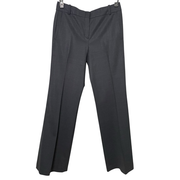BCBGMAXAZRIA Wool Blend Dress Pants Navy Blue Women’s Size 6 Tailored Trousers - Picture 1 of 12